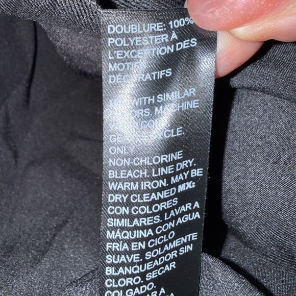 White House Black Market Black Textured Vest - Picture 7 of 7